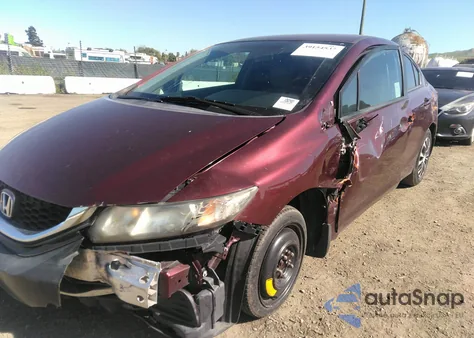 2014 Honda Civic Lx из США, поврежденный, VIN 19XFB2F52EE017223